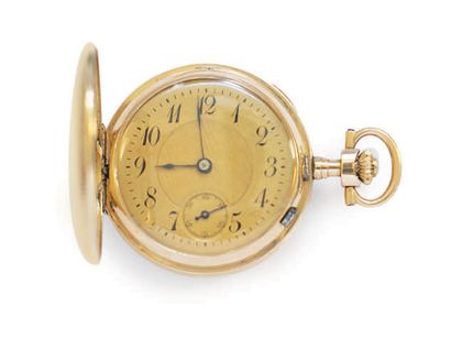 LOT OF 3 14k (585) yellow gold NECKWATCHES...