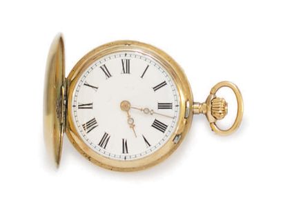 LOT OF 2 14k (585) gold NECKWATCHES of the...