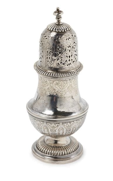 SILVER SAUPOUDOIR Antwerp, 1728
Date stamp...