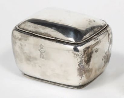 SUGAR BOX IN SILVER Austro-Hungarian Empire,...
