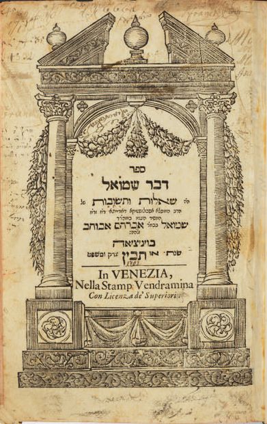 SAMUEL ABOAB (1610 HAMBOURG - VENISE 1694)
Book...