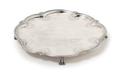 SILVER FLYING PLATE Lier, 1755
Date stamp...