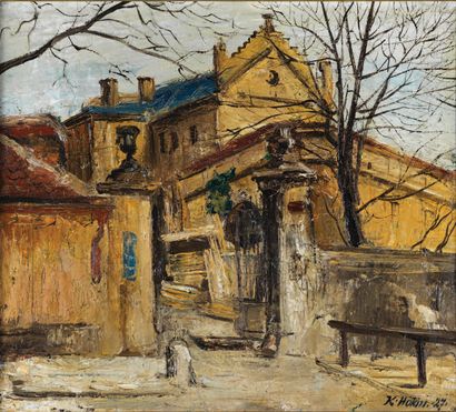 KAREL HOLAN (1893-1953)
Synagogue (?)
Prague,...