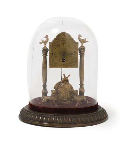 BRONZE CLOCK Austria, 19th century
The dial...
