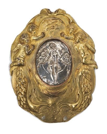 SILVER CHRIST PLATE Antwerp, 17th century
Date...