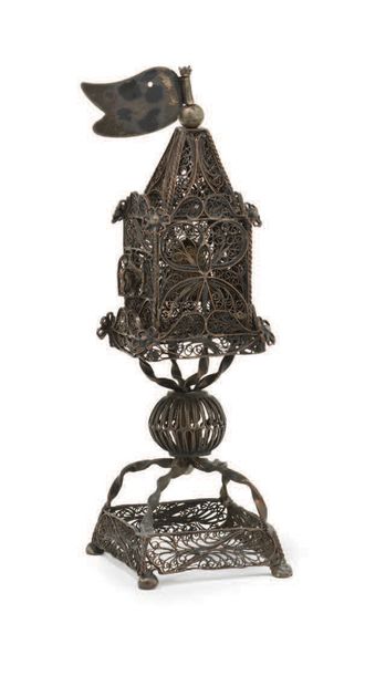SPICE TOWER IN FILIGRANE SILVER Austrian...