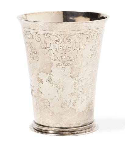 SILVER GOBELET, Antwerp, 1614
Date stamp...