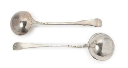 LOT OF TWO SILVER LUCKS Oudenaarde & Ghent,...