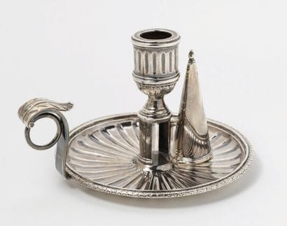 HAND CANDLESTICK WITH ITS LIGHTSET Antwerp,...
