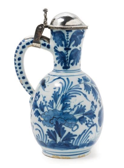 FERMACHE JUG AND SILVER COUVER Antwerp, 1700
Date...