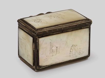 SILVER, GOLD AND PEARL BOX Antwerp, 1777
Date...