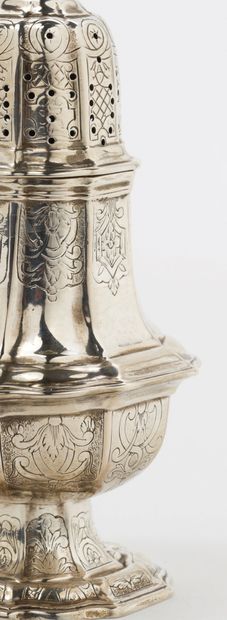 RARE SILVER SAUPOUDOIR Antwerp, 1737
Date...