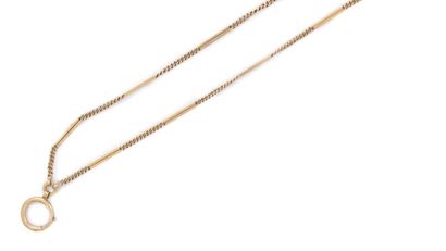 14K gold chain (585) with Figaro link and...