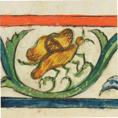 ESTHER'S ROLL MANUSCRIBE ON PARCHMENT Probably...