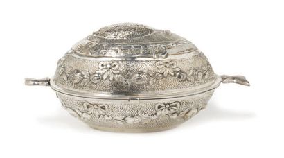 SILVER STUDY BOX Germany or Hungary, mid...