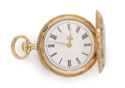 LOT OF 2 14k (585) gold NECKWATCHES of the...