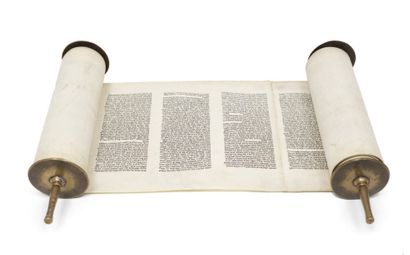 SMALL TORAH ROLL Central Europe, probably...