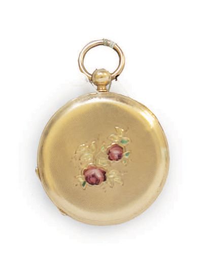 LOT OF 3 14k (585) yellow gold collar watches,...