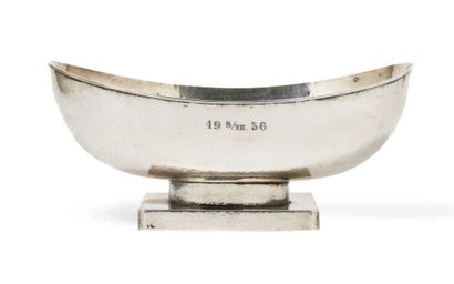 FRANTISEK BIBUS
Hammered silver centrepiece
Czechoslovakia,...