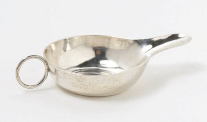 RARE SILVER BIBERON FOR THE SICK Antwerp...