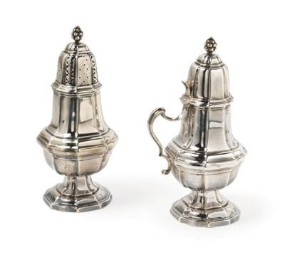 MOUTARDIER AND SAUPOUDOIR IN SILVER Antwerp,...