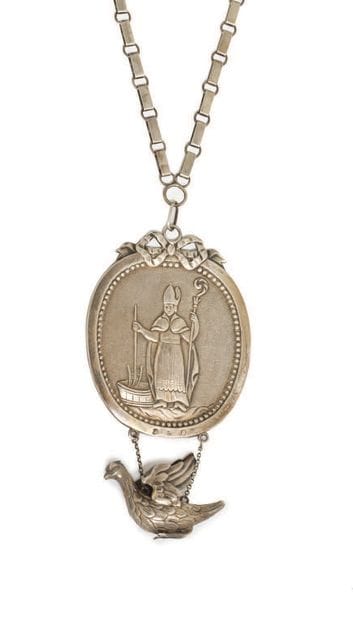 SILVER GILDE DES BRASSEURS NECKLACE Belgium,...