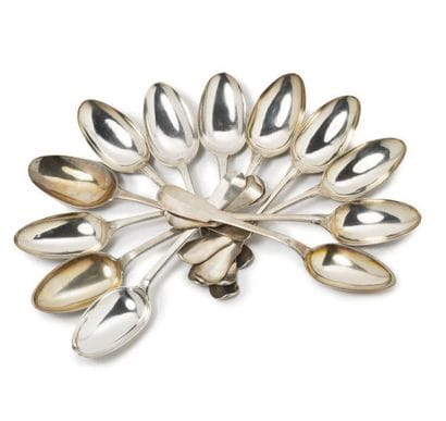 LOT OF 10 FORKS AND 12 SPoons Belgium (mostly...