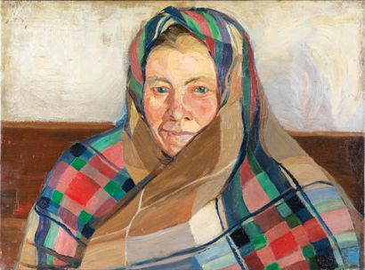 ÉCOLE AVANT-GARDE RUSSE
Portrait of a Russian...