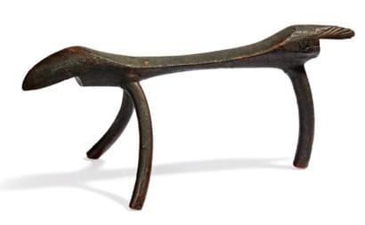 NOUVELLE GUINÉE
APPUI NUQUE en bois tripode...