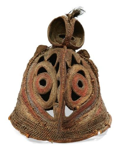 NOUVELLE GUINÉE
MASQUE «Baba» en vannerie...