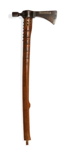 AMÉRIQUES
PIPE «TOMAHAWK» en bois au manche...