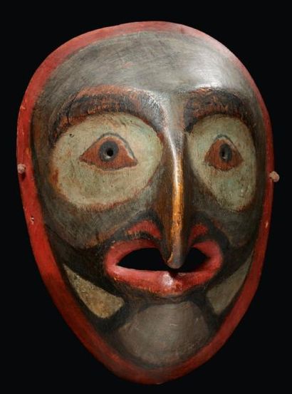 AMÉRIQUES
MASQUE zoomorphe en bois représentant...