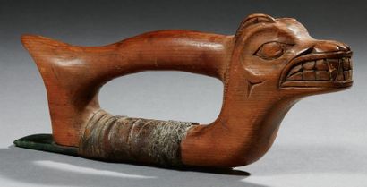 AMÉRIQUES
GOUGE de sculpteur en bois orné...