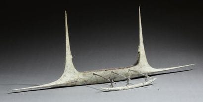 MICRONÉSIE
RARE MODÈLE DE PIROGUE en bois...