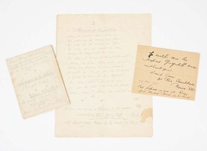 GORGULOFF, Paul.
Autograph manuscript signed...
