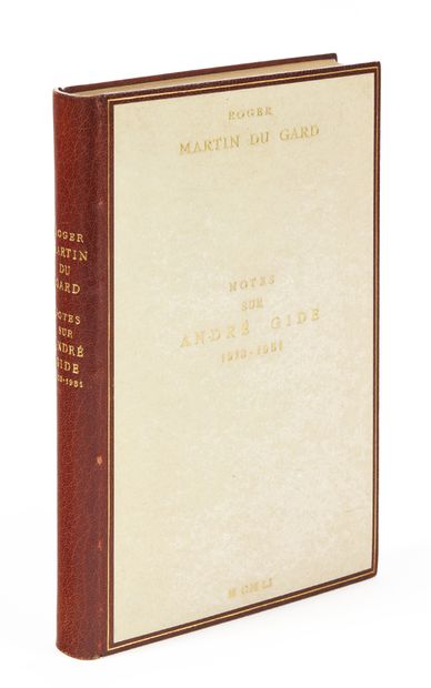 MARTIN DU GARD, Roger.
Notes sur André Gide...