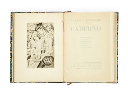 LARBAUD, Valéry.
Caderno. Paris, Au Sans...