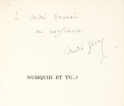 GIDE ANDRÉ.
Numquid et TU. ? Without name...
