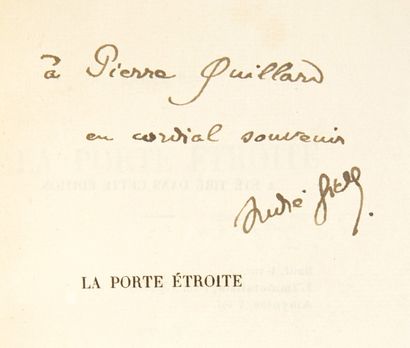 GIDE, André.
La Porte étroite. Mercure de...