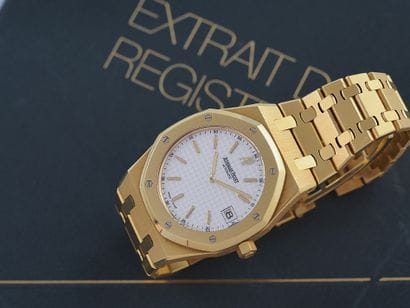AUDEMARS PIGUET Royal Oak Jumbo 15202BA.OO.0944BA.01...