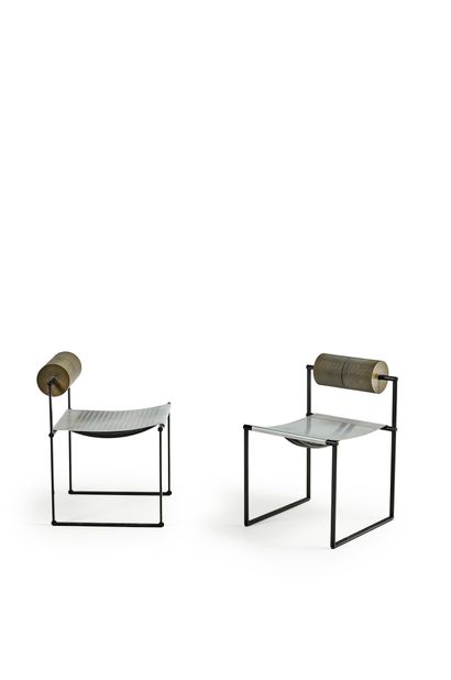 Mario BOTTA (Né en 1943)
Paire de chaises...