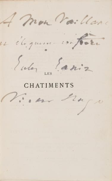 HUGO, Victor
Les Châtiments, seule édition...