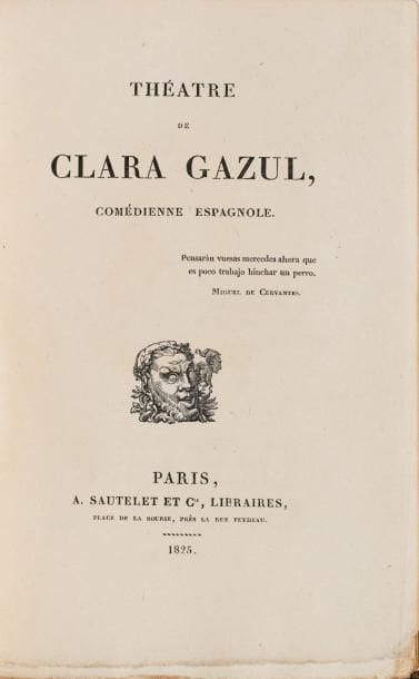 [MERIMEE, Prosper]
Théatre de Clara Gazul,...