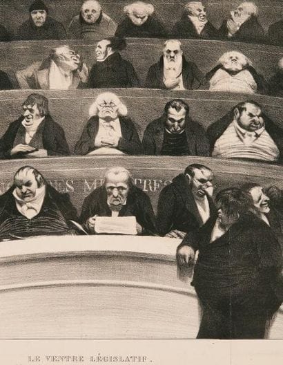 CARICATURE PROVISOIRE (LA). Paris, Aubert,...