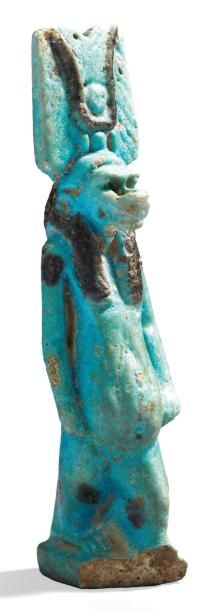 ÉGYPTE
RARE FIGURINE DE THOUÉRIS COURONNÉE...