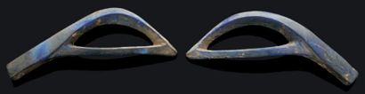 ÉGYPTE
PAIRE D'INCRUSTATIONS d'un sarcophage...