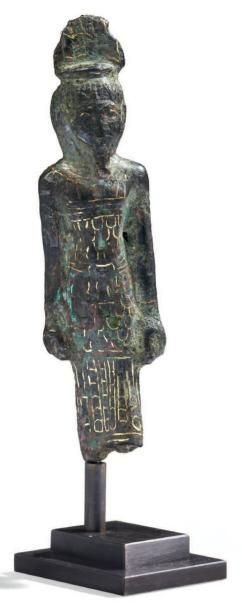 ÉGYPTE
STATUETTE VOTIVE DU DIEU ONOURIS....