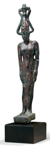 ÉGYPTE
STATUETTE VOTIVE DE LA DÉESSE SATIS....