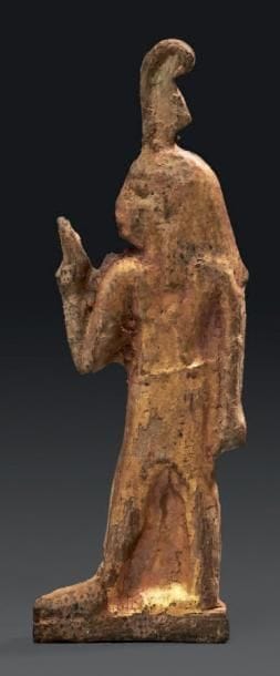 ÉGYPTE
PLAQUETTE représentant un génie funéraire...