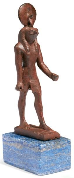 ÉGYPTE
STATUETTE VOTIVE REPRÉSENTANT LE DIEU...